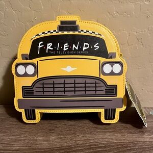 Friends CultureFly Phoebe Taxi Yellow Crossbody Purse Bag NWT